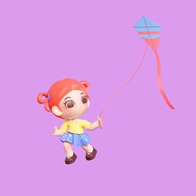 3D动画女孩 