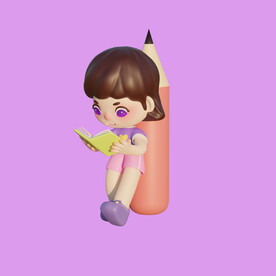 3D动画女孩 