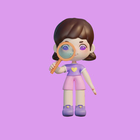 3D动画女孩 