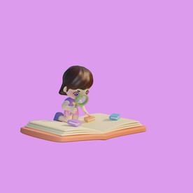 3D动画女孩 