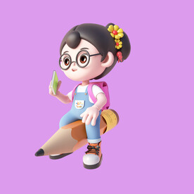 3D动画女孩 