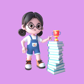 3D动画女孩