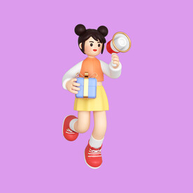 女人购物素材 