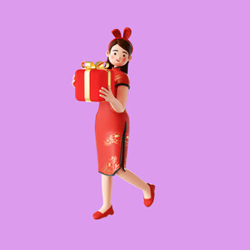 女人购物素材