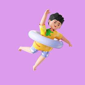 3D动画男孩 