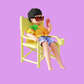 3D动画男孩