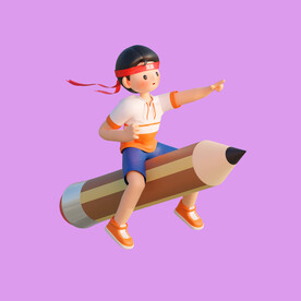 3D动画男孩
