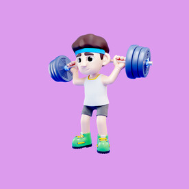 3D动画男孩