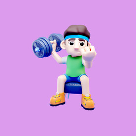 3D动画男孩
