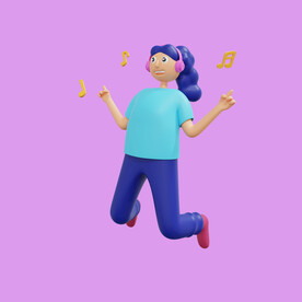 3D动画女孩