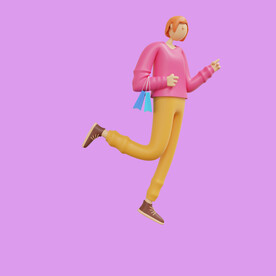 3D动画女孩 