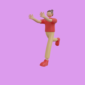 3D动画女孩 