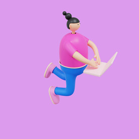 3D动画女孩 