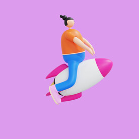 3D动画女孩