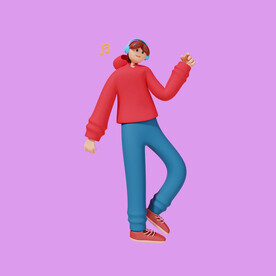 3D动画女孩 