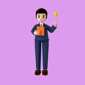 3D商务人士
