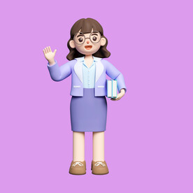 3D教师人物