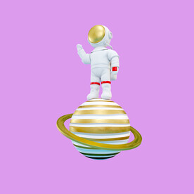 3D宇航员 