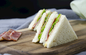 培根 芝士 三明治 西餐