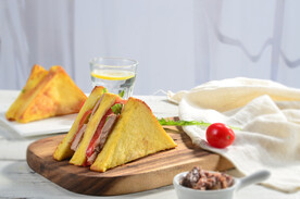 秘制 鱿鱼 三明治 西餐