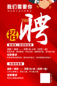 招聘海报