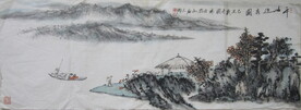国画山水画
