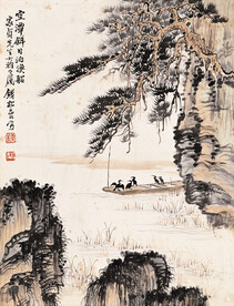 山水画背景