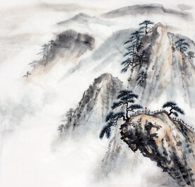 山水画背景