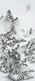 山水画背景