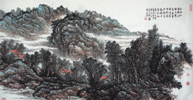 山水画背景
