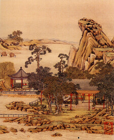 山水画背景