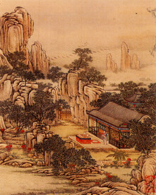 山水画背景