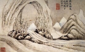 山水画背景