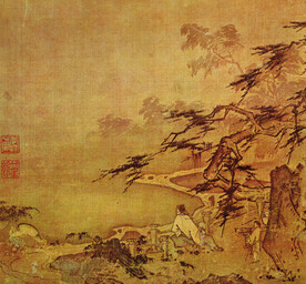 山水画背景