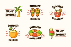 可爱夏季图标