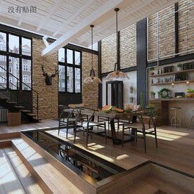C4D模型 餐厅