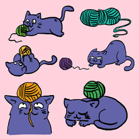 动物插画 