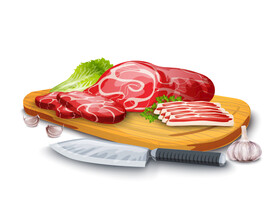 肉类插画