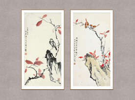 红叶小鸟