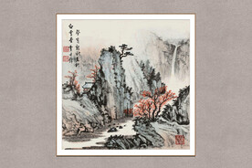 秋山红树