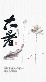 大暑海报