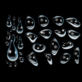 水滴水迹
