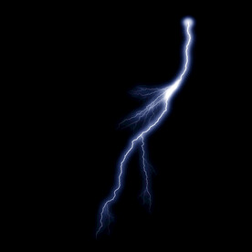线状惊雷闪电