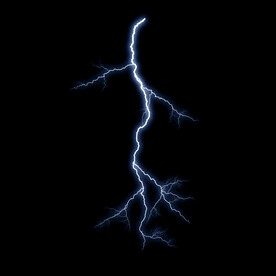 线状惊雷闪电