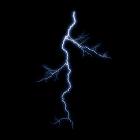 线状惊雷闪电