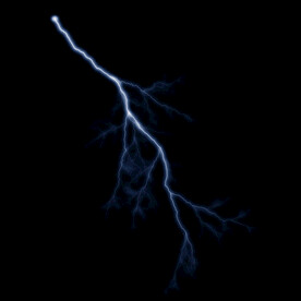 线状惊雷闪电