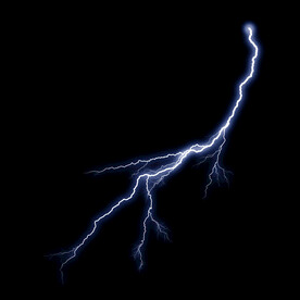 线状惊雷闪电
