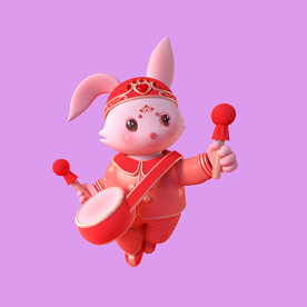 3D动画兔子