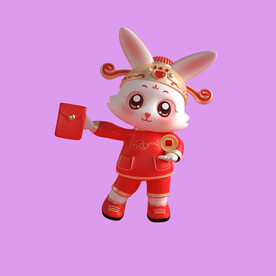 3D动画兔子 