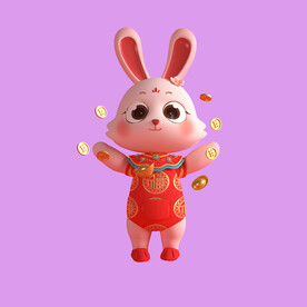 3D动画兔子 